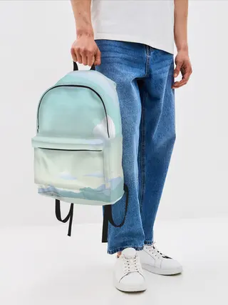 Рюкзак джинсовый / Чистая природа