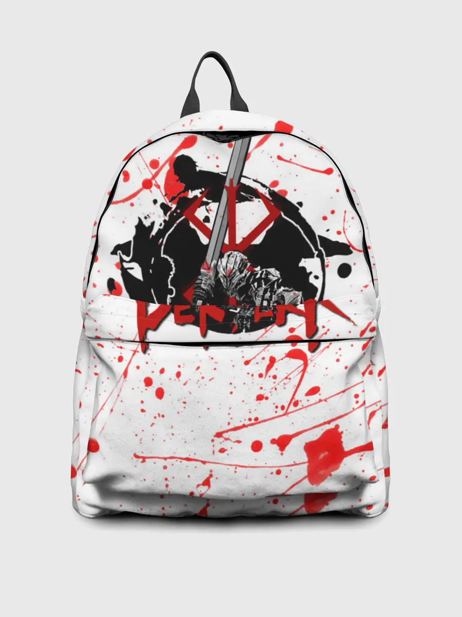 Рюкзак джинсовый / BERSERK брызги краски