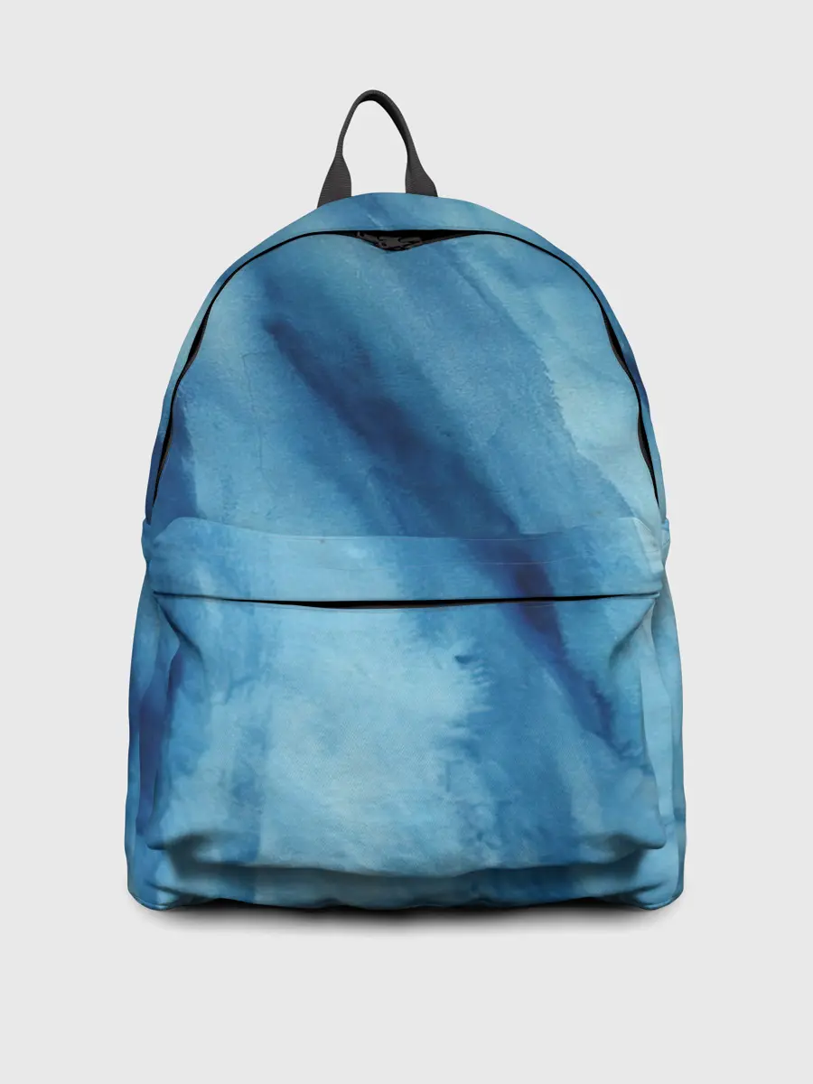 Рюкзак джинсовый / Голубой мрамор