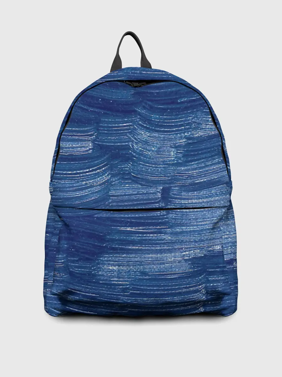 Рюкзак джинсовый / Акриловые мазки