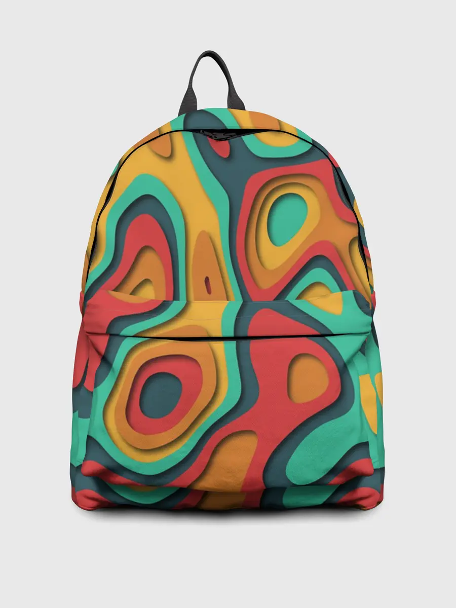 Рюкзак джинсовый / 3D узор Color