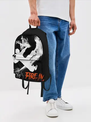 Рюкзак джинсовый / Пламенный отряд