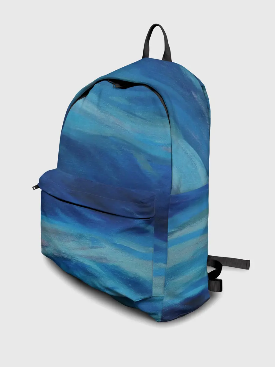 Рюкзак джинсовый / Акварельное море