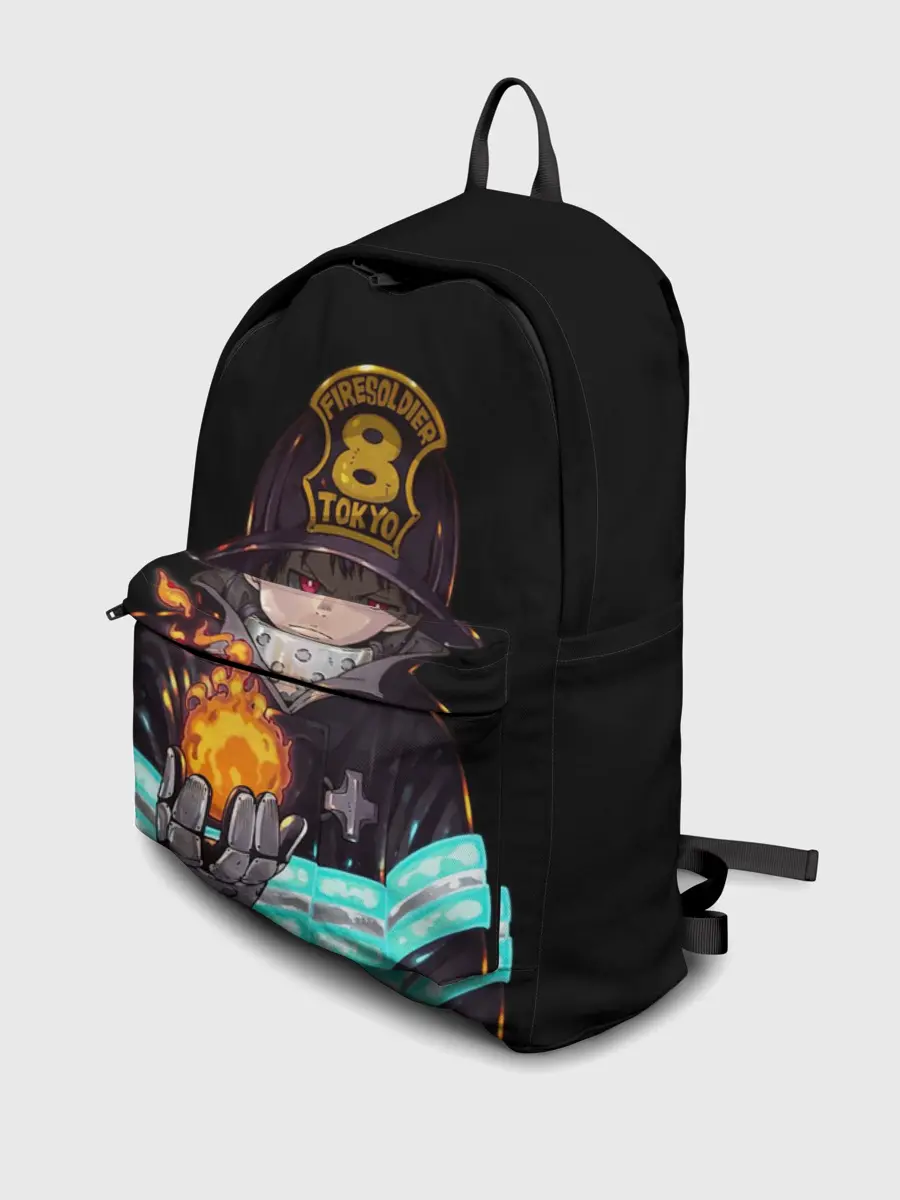 Рюкзак джинсовый / Кусакабэ Синра Пламенная бригада