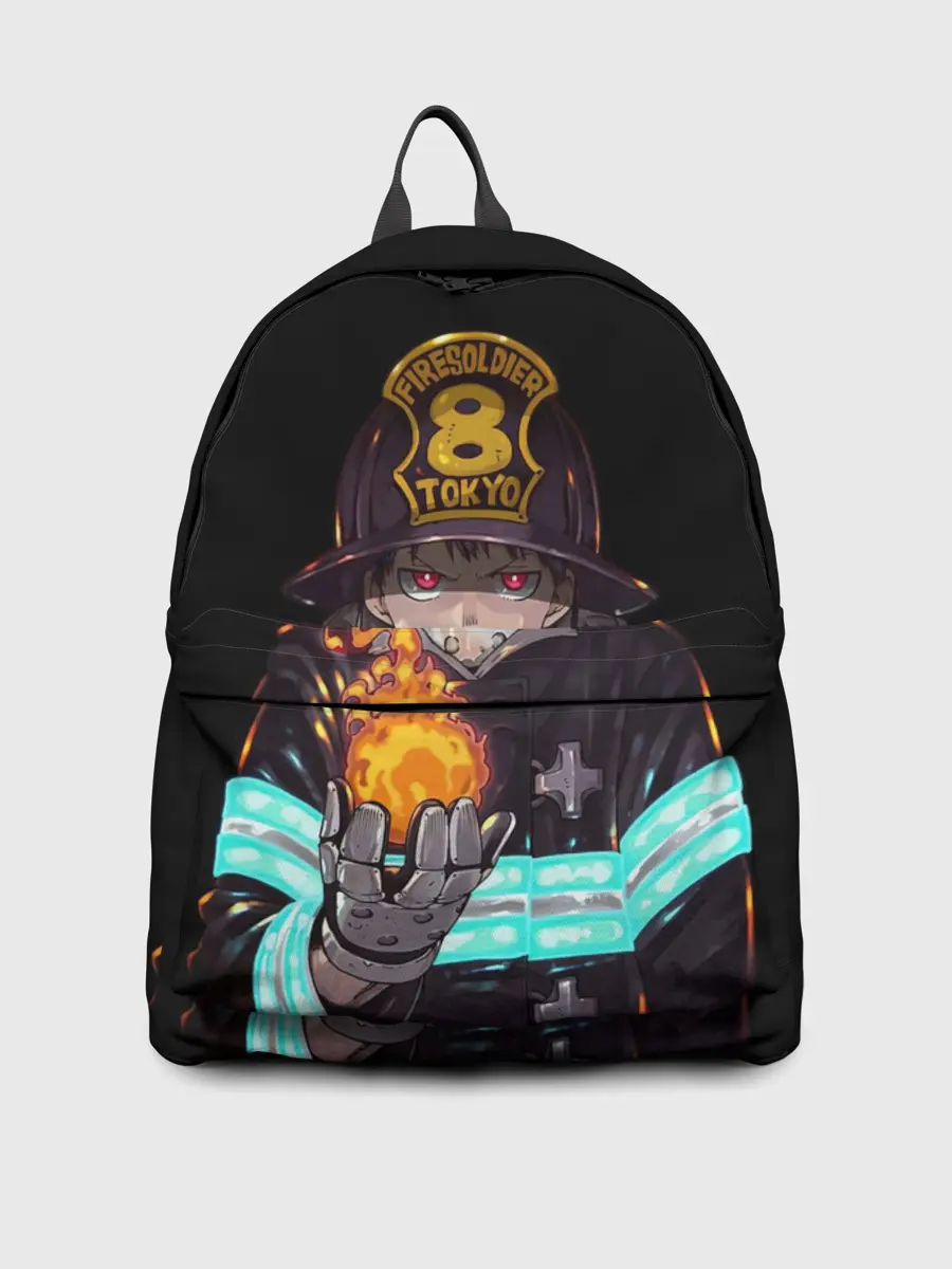 Рюкзак джинсовый / Кусакабэ Синра Пламенная бригада