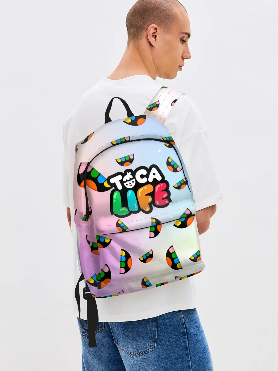 Рюкзак джинсовый / ТОКА БОКА ЛОГОТИП