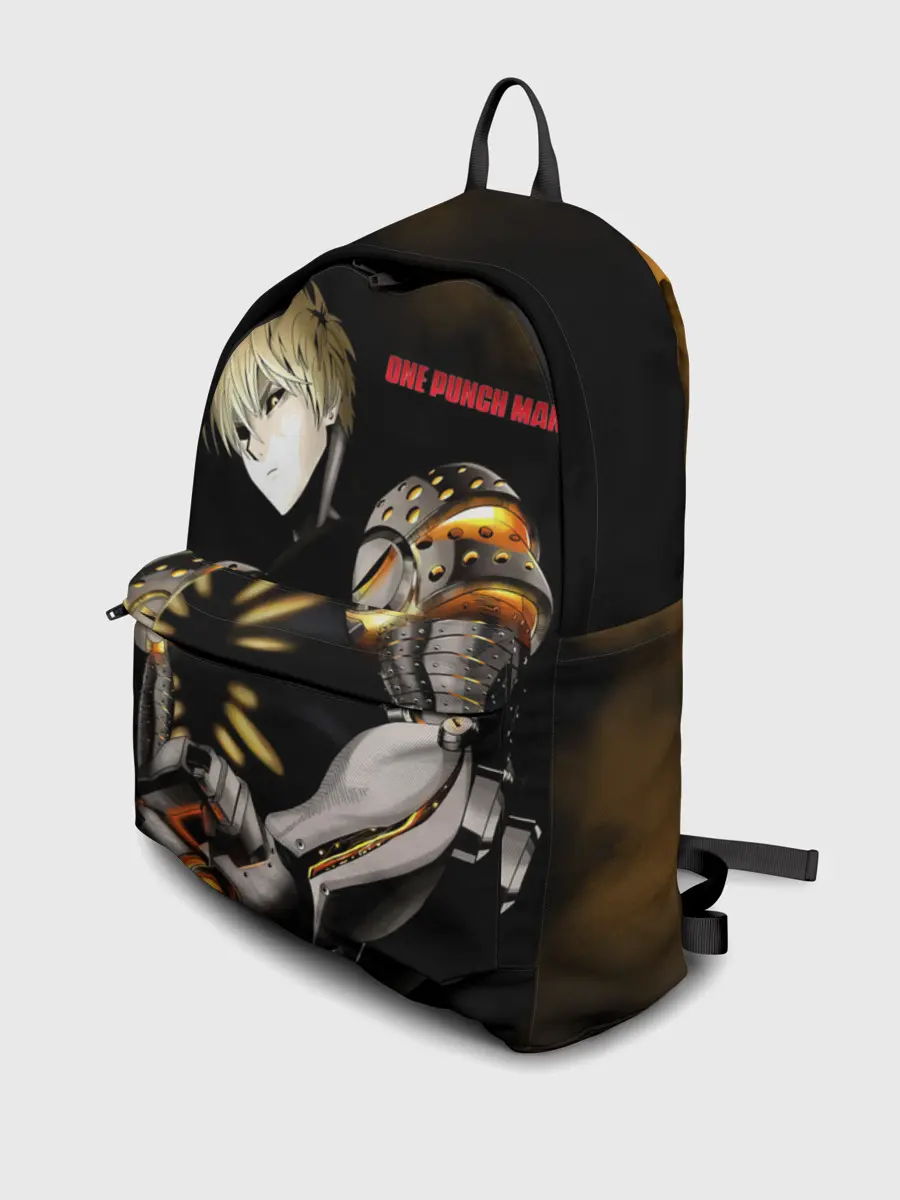 Рюкзак джинсовый / Стальной Генос One Punch-Man