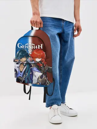 Рюкзак джинсовый / КЭЙА И ДИЛЮК | ГЕНШИН