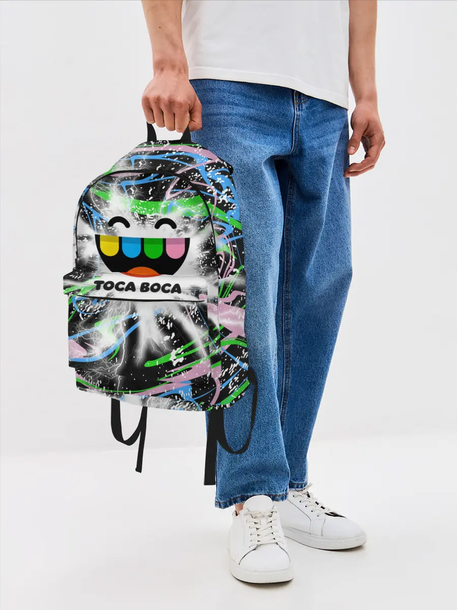 Рюкзак джинсовый / Toca Boca: Весельчак.