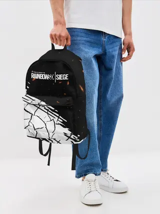 Рюкзак джинсовый / Rainbow Six Siege: Раскаленные пули.