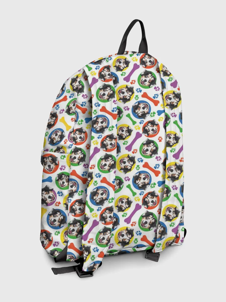 Рюкзак джинсовый / Австралийская Овчарка