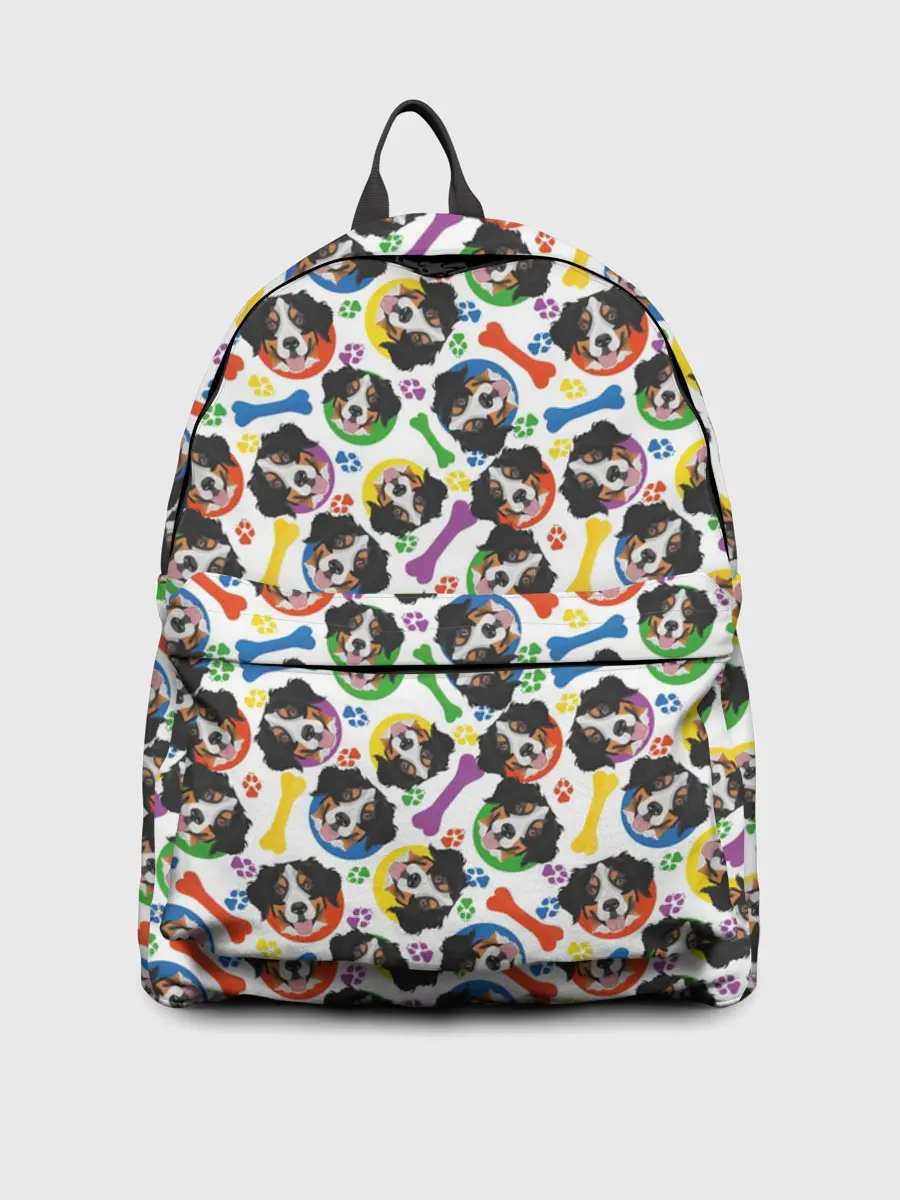 Рюкзак джинсовый / Бернский Зенненхунд