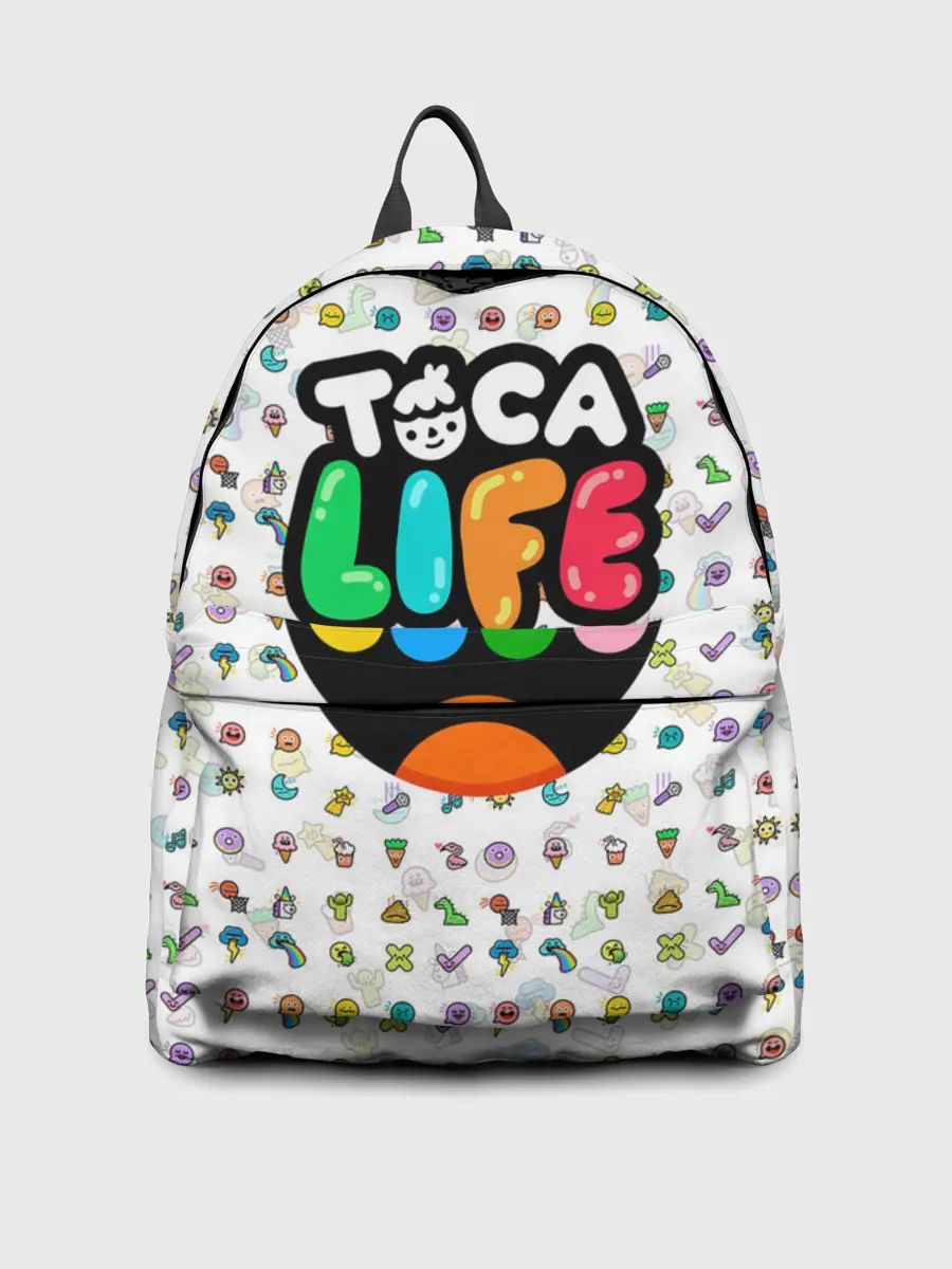 Рюкзак джинсовый / Toca Boca | Тока Бока | Паттерн