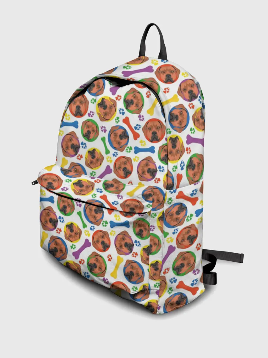 Рюкзак джинсовый / Родезийский Риджбек