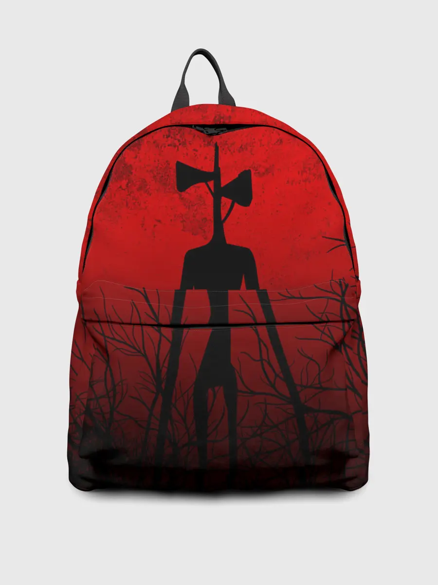 Рюкзак джинсовый / СИРЕНОГОЛОВЫЙ В ТЁМНОМ ЛЕСУ