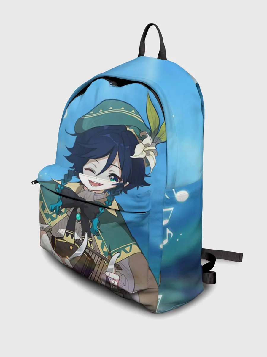 Рюкзак джинсовый / Венти. Genshin Impact