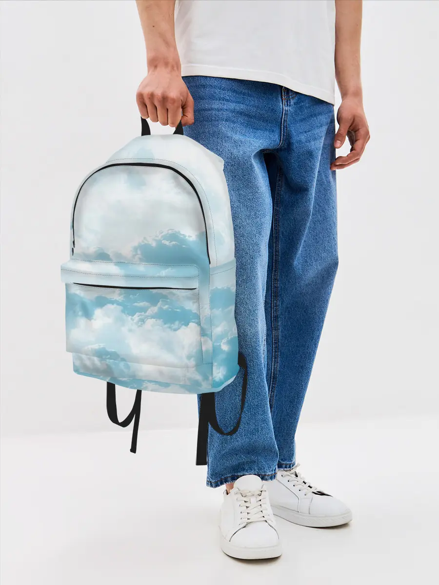 Рюкзак джинсовый / Плотные облака
