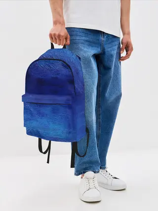 Рюкзак джинсовый / Мазки дождя