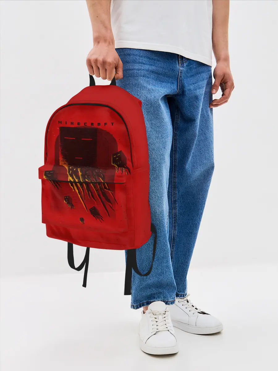 Рюкзак джинсовый / Гаст - Minecraft