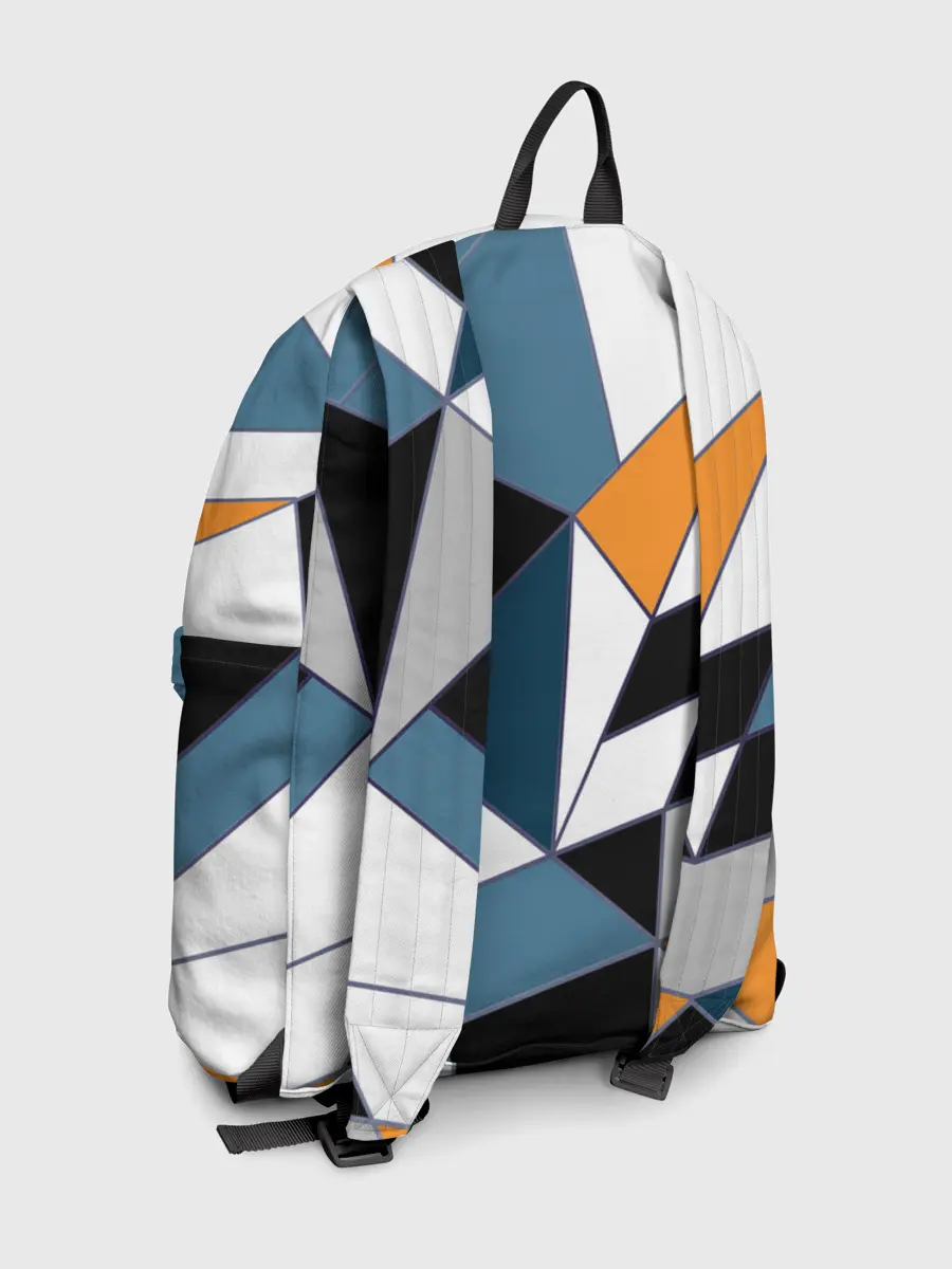 Рюкзак джинсовый / Геометрический узор