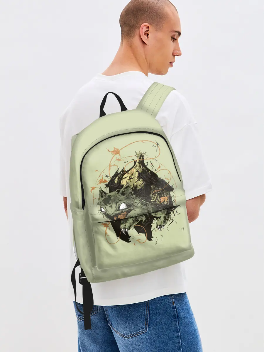 Рюкзак джинсовый / Horror Bulbasaur