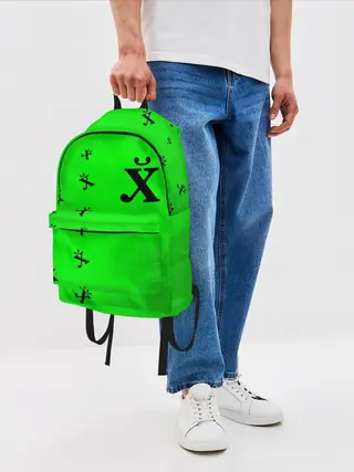 Рюкзак джинсовый / Древний Иероглиф - Краска