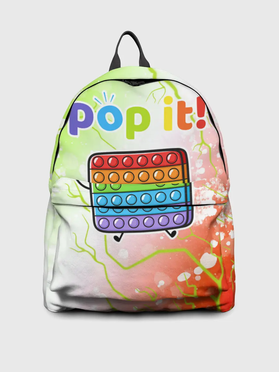 Рюкзак джинсовый / Pop It - Happy - Lightning