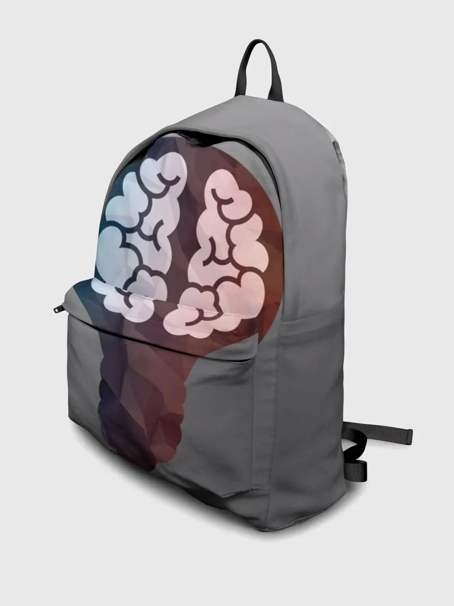 Рюкзак джинсовый / Прокачай мозги