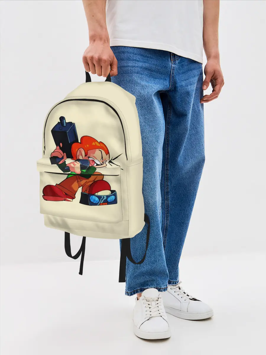 Рюкзак джинсовый / Пико с оружием