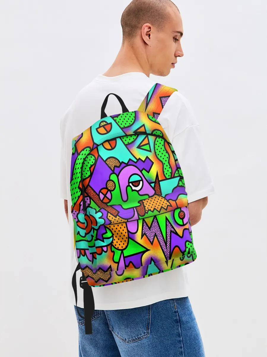 Рюкзак джинсовый / Хаус в душе и голове