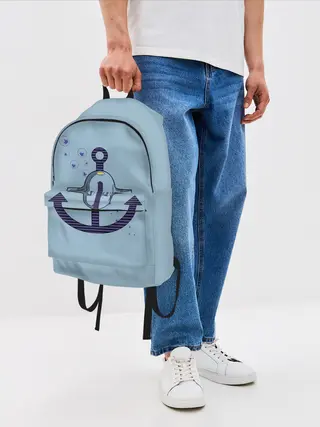 Рюкзак джинсовый / Soft & Wet. JoJo