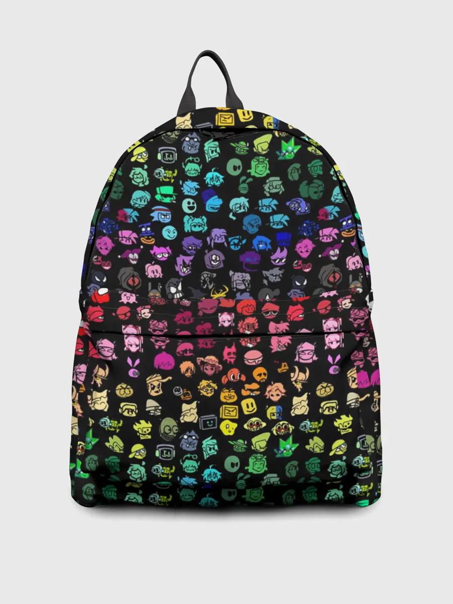 Рюкзак джинсовый / ПЕРСОНАЖИ ИГРЫ FNF