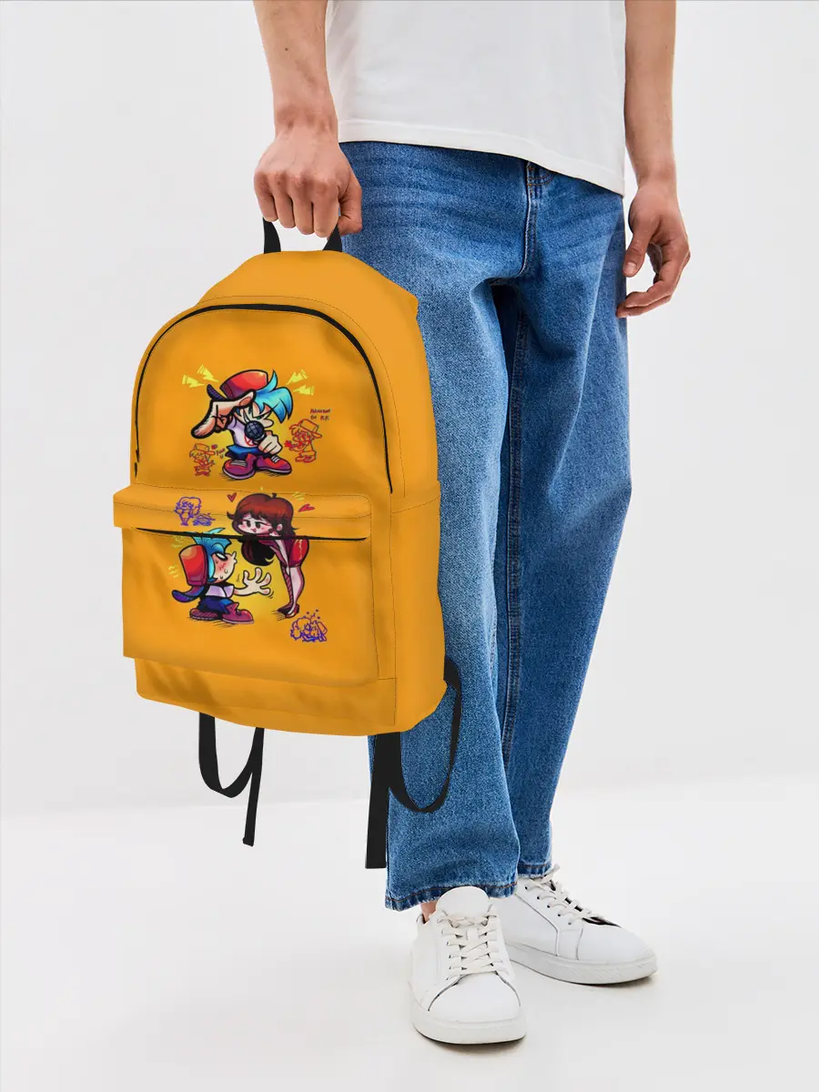 Рюкзак джинсовый / Boyfriend and Girlfriend FNF