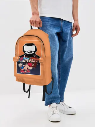 Рюкзак джинсовый / Boyfriend, Girlfriend, Tankman