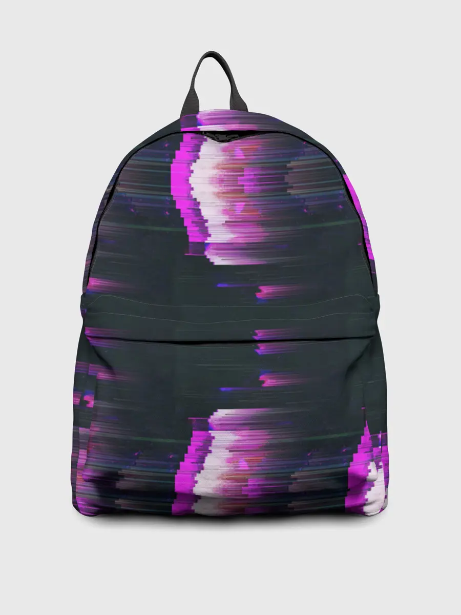 Рюкзак джинсовый / Розовый глитч