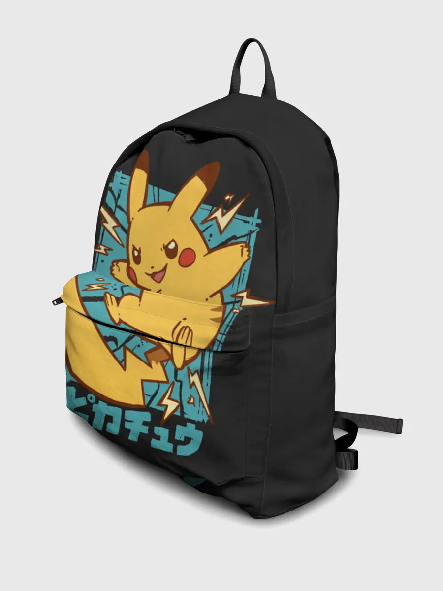 Рюкзак джинсовый / Заряд Пикачу