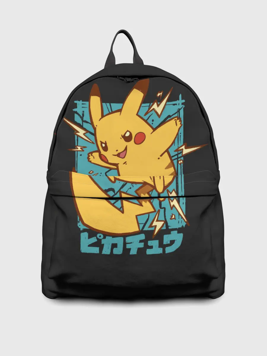 Рюкзак джинсовый / Заряд Пикачу