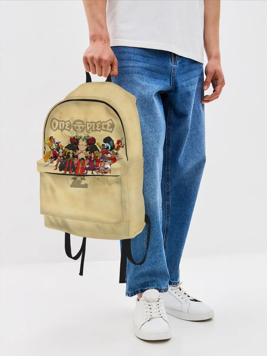 Рюкзак джинсовый / One Piece. Большой куш