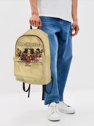 Рюкзак джинсовый / One Piece. Большой куш