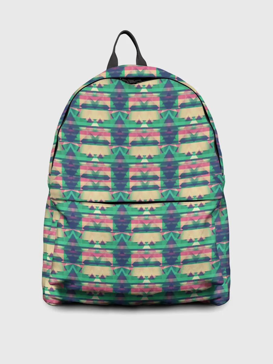 Рюкзак джинсовый / Геометрический глитч