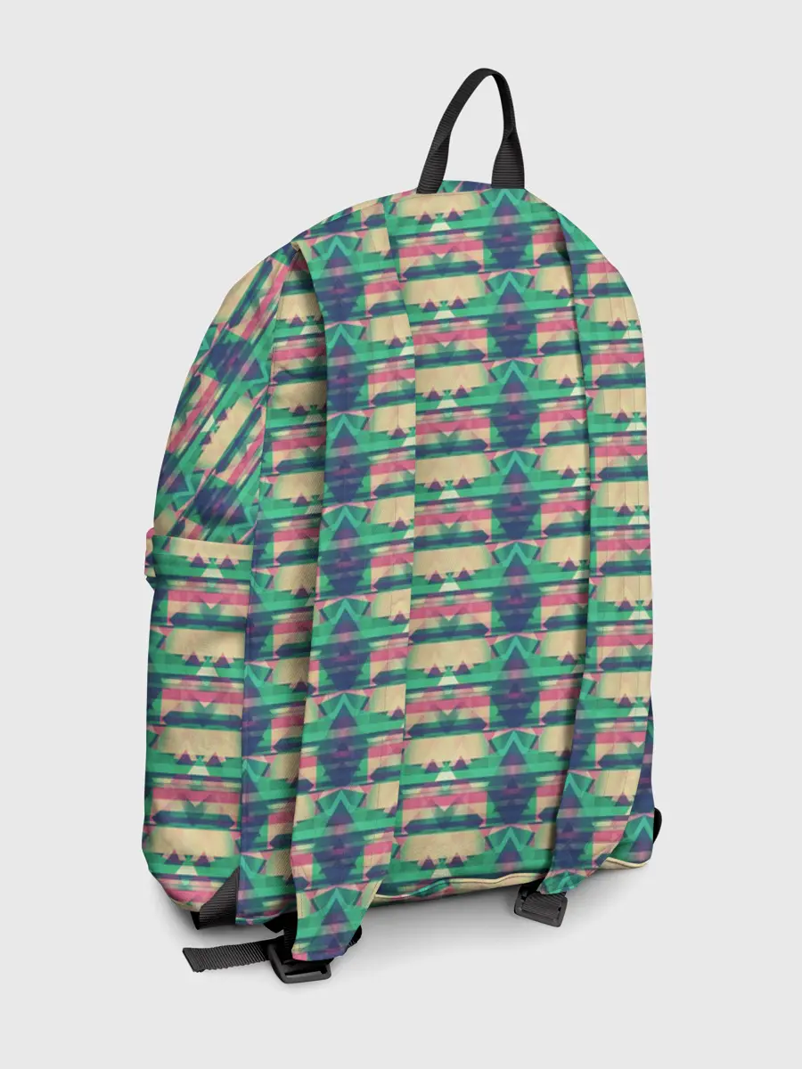 Рюкзак джинсовый / Геометрический глитч