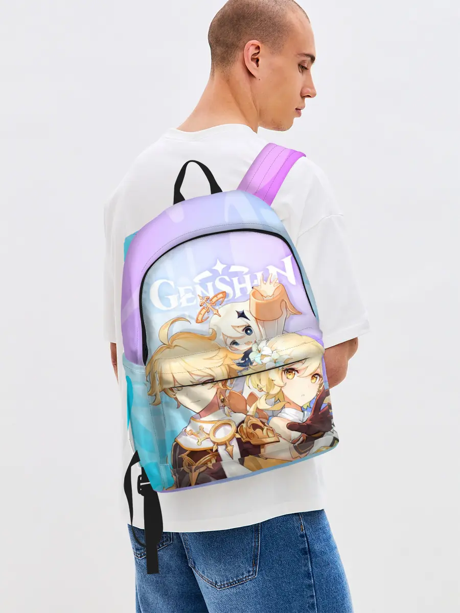 Рюкзак джинсовый / Genshin Impact