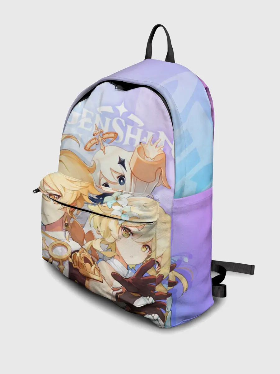 Рюкзак джинсовый / Genshin Impact