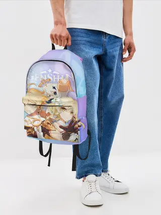 Рюкзак джинсовый / Genshin Impact