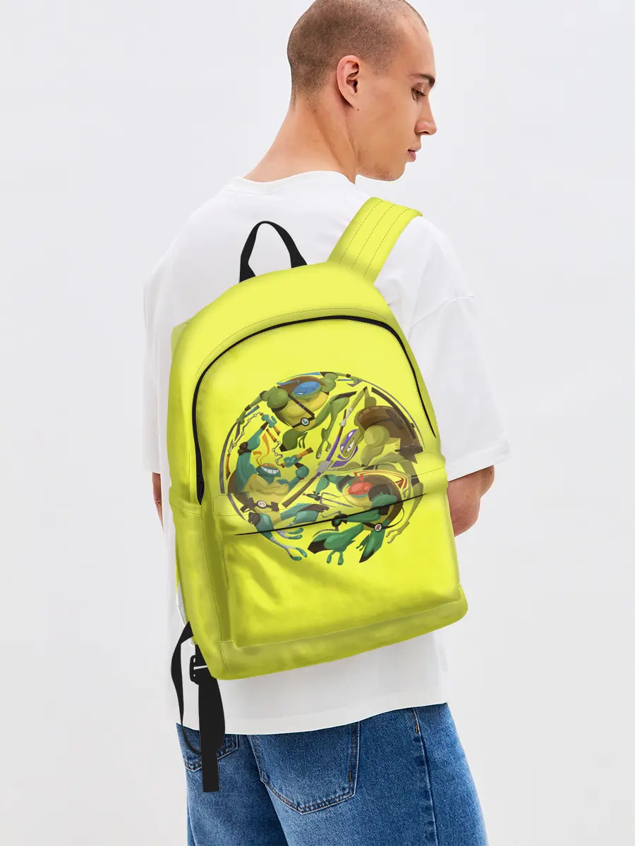 Рюкзак джинсовый / Черепашья банда