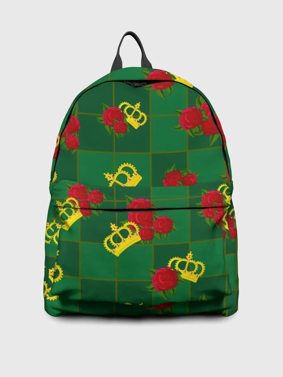 Рюкзак джинсовый / Короны и розы