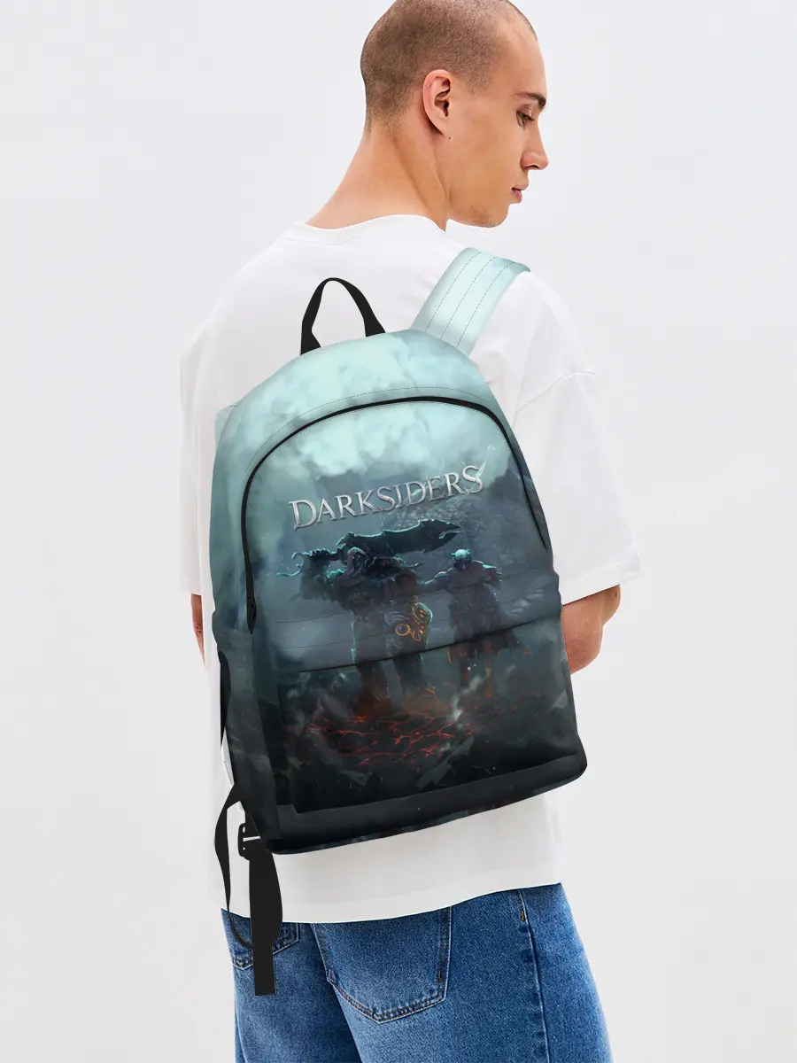 Рюкзак джинсовый / Darksiders | Гнев Войны