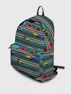 Рюкзак джинсовый / Детский полосатый узор