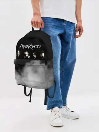 Рюкзак джинсовый / Агата Кристи группа