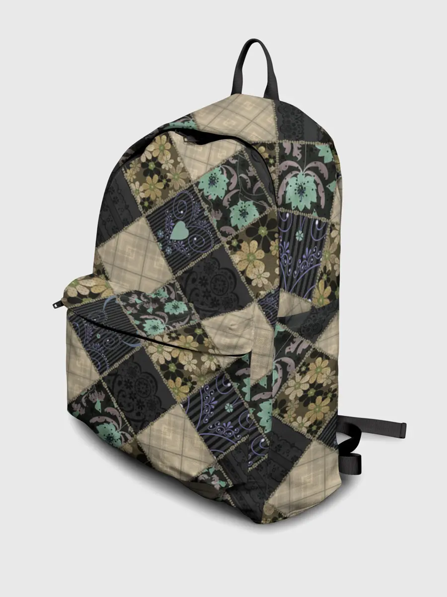 Рюкзак джинсовый / Лоскутное шитье